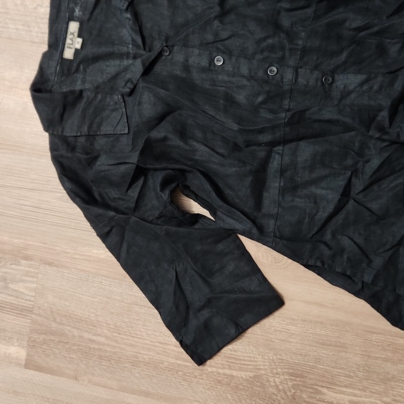 FLAX Collared Top - Picture 2 of 4